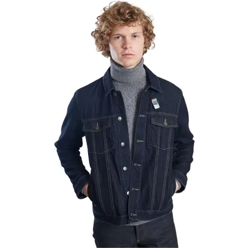 Selvedge Denim Jacke. , Herren, Größe: L - L'Exception Paris - Modalova