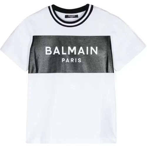 Klassisches Baumwoll-T-Shirt - Balmain - Modalova