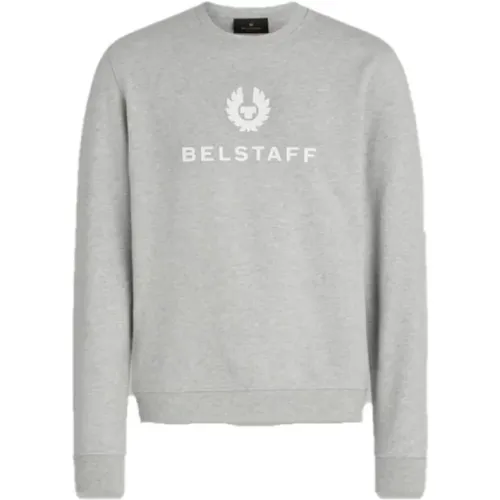 Signature Crewneck Sweatshirt mit Flock-Logo - Belstaff - Modalova