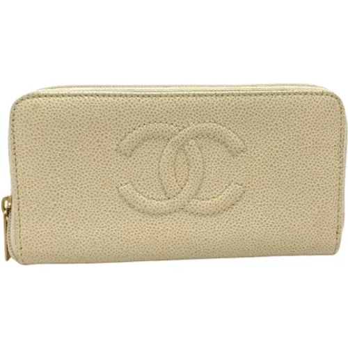 Pre-owned Leather wallets , female, Sizes: ONE SIZE - Chanel Vintage - Modalova