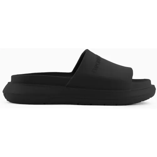 Sandal , male, Sizes: 10 UK - Emporio Armani - Modalova