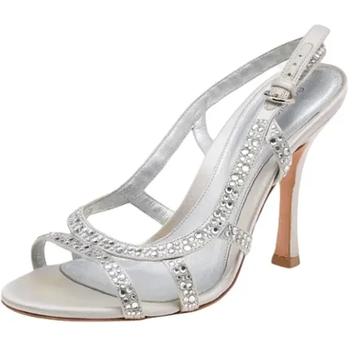 Pre-owned Satin sandals , Damen, Größe: 36 1/2 EU - Sergio Rossi Pre-owned - Modalova