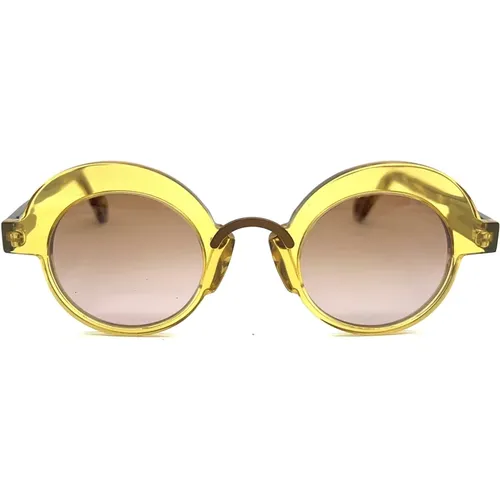 Womens Accessories Sunglasses Orange Ss23 , female, Sizes: 45 MM - Anne & Valentin - Modalova