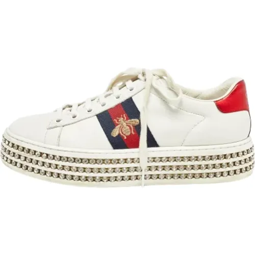 Pre-owned Leder sneakers - Gucci Vintage - Modalova