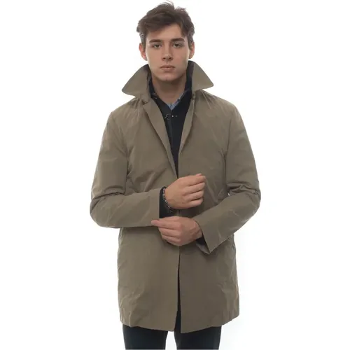 Slim Fit High-Tech Dust Coat , male, Sizes: 2XL, 3XL - Paoloni - Modalova
