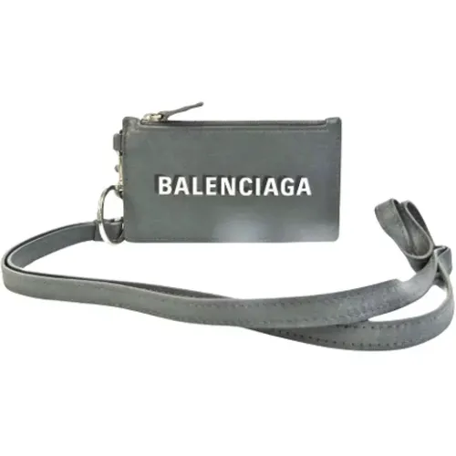 Pre-owned Leather wallets , female, Sizes: ONE SIZE - Balenciaga Vintage - Modalova