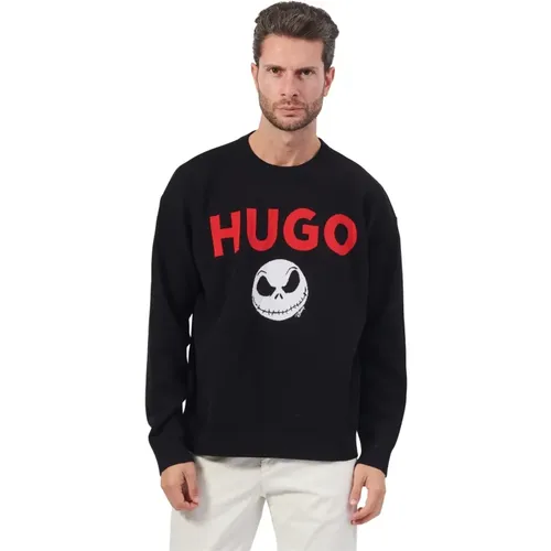 Nightmare Before Christmas Schwarzer Pullover - Hugo Boss - Modalova