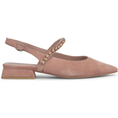 Slingback flat shoe , female, Sizes: 5 UK, 6 UK, 4 UK, 3 UK, 7 UK - Alma en Pena - Modalova