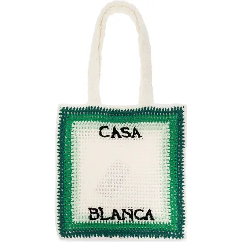 Einkaufstasche mit Logo Casablanca - Casablanca - Modalova