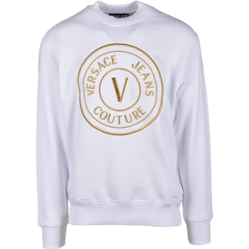 Baumwollpullover , Herren, Größe: XL - Versace Jeans Couture - Modalova