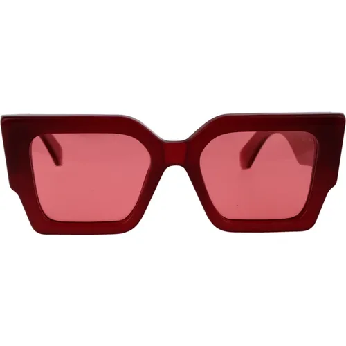 Catalina Stylish Sunglasses , female, Sizes: 55 MM - Off White - Modalova