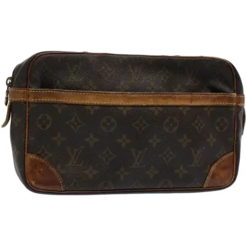 Pre-owned Canvas clutches , female, Sizes: ONE SIZE - Louis Vuitton Vintage - Modalova