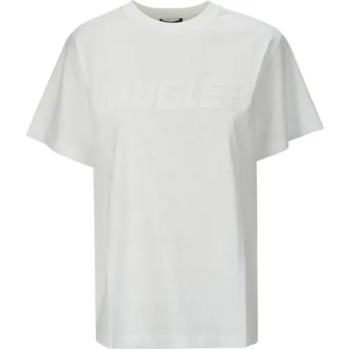 Ts0099D T-Shirt, Stilvolle Top-Kollektion , Damen, Größe: M - Mugler - Modalova