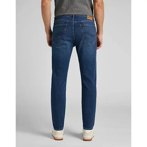 Slim Fit High Waist Jeans with Zip Fly , male, Sizes: W29 - Lee - Modalova