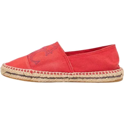 Pre-owned Canvas flats , female, Sizes: 7 UK - Carolina Herrera Pre-owned - Modalova