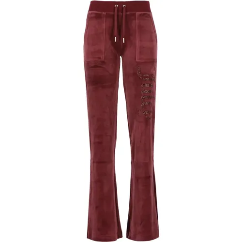 Bordeaux Hose mit Elastischem Bund , Damen, Größe: M - Juicy Couture - Modalova