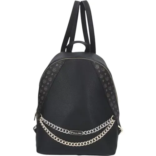 Women's Backpack Grained Sc4613Pp0Lss1 , female, Sizes: ONE SIZE - Pollini - Modalova