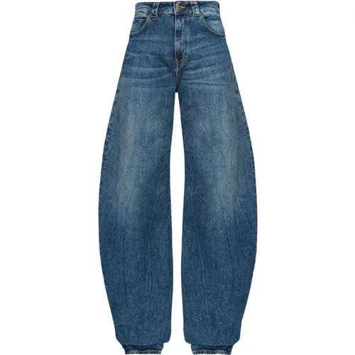 Vintage Denim Egg-Fit Jeans , Damen, Größe: W25 - pinko - Modalova