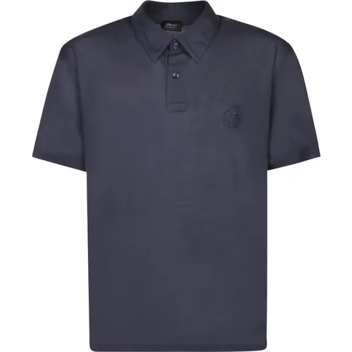 Embroidered Logo Polo Shirt , male, Sizes: L, M - Brioni - Modalova