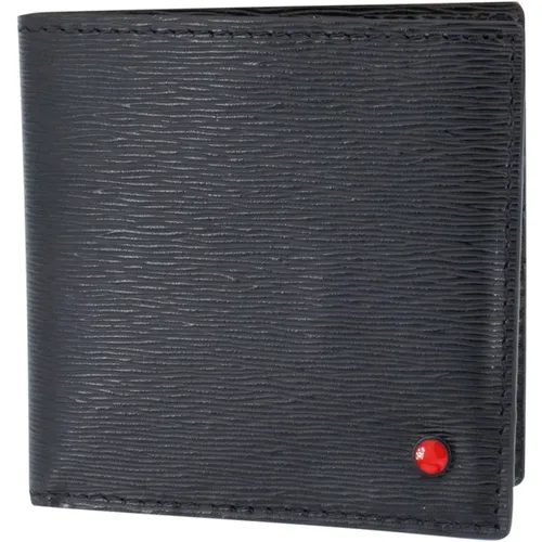 Soft Leather Wallet with Card Slots , male, Sizes: ONE SIZE - Kiton - Modalova