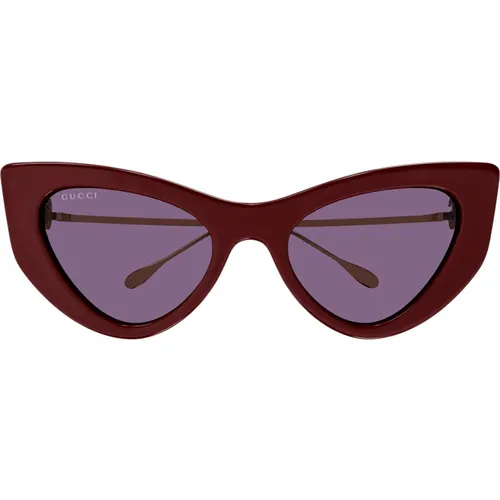 Flat Front Cat-Eye Sunglasses Gg1565S , unisex, Sizes: 52 MM - Gucci - Modalova
