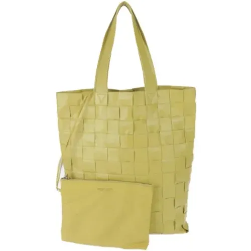 Pre-owned Leather totes , female, Sizes: ONE SIZE - Bottega Veneta Vintage - Modalova