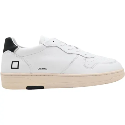 Court Mono Sneakers White Black , male, Sizes: 6 UK, 12 UK, 9 UK, 11 UK - D.a.t.e. - Modalova