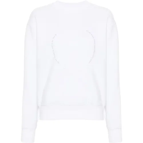 Weiße Sweatshirt Damenmode Ss24 , Damen, Größe: S - Calvin Klein - Modalova