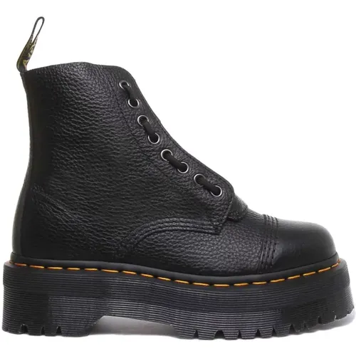 Chunky Platform Zipper Boots , female, Sizes: 6 1/2 UK, 6 UK, 4 UK, 5 UK, 8 UK, 7 UK - Dr. Martens - Modalova
