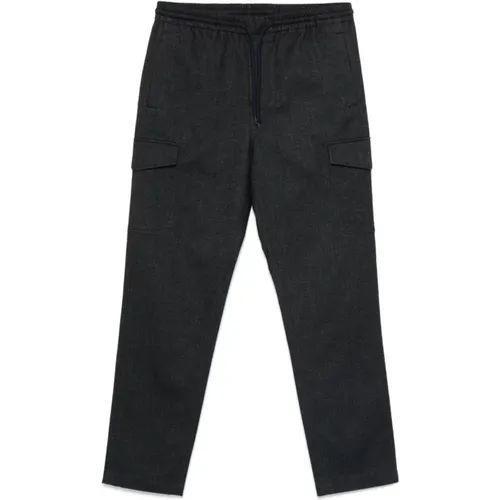 Schwarze Twill-Hose Elastischer Bund - PS By Paul Smith - Modalova