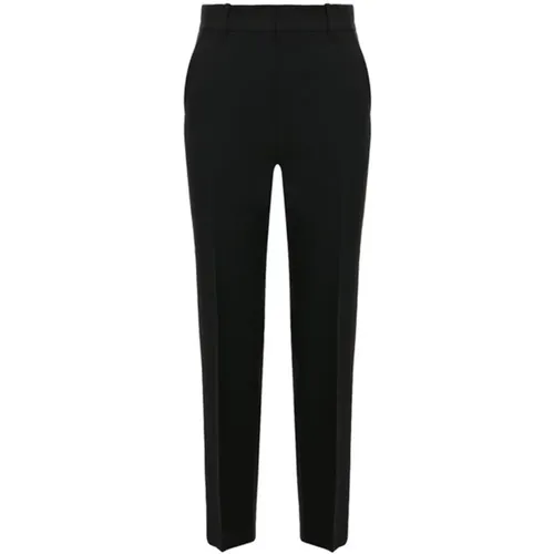 Silk and Wool Trousers , female, Sizes: XS, S - Gucci - Modalova