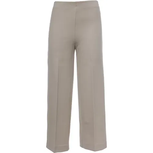 Elastic Waist Knit Pants , female, Sizes: XS - Le Tricot Perugia - Modalova