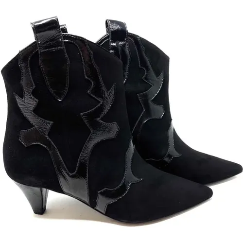 Chic Leather Boots , female, Sizes: 5 UK, 7 UK, 3 UK, 4 UK, 6 UK - Marc Ellis - Modalova