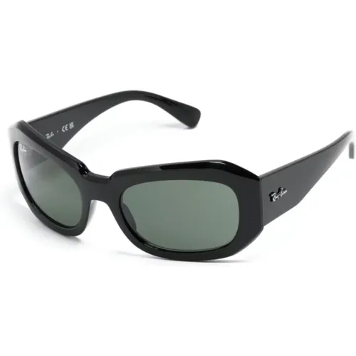 Schwarze Sonnenbrille mit Originalzubehör , unisex, Größe: 56 MM - Ray-Ban - Modalova