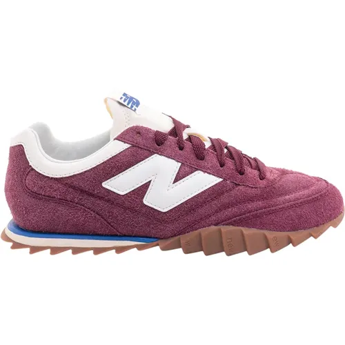 Suede Lace-Up Sneakers for Men , male, Sizes: 9 UK, 8 1/2 UK - New Balance - Modalova