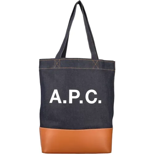 Stylish Tote Bag Axel , unisex, Sizes: ONE SIZE - A.p.c. - Modalova