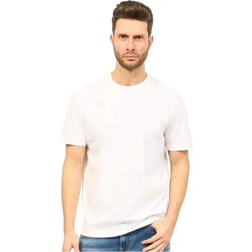 Cotton Crew Neck T-shirt , male, Sizes: L, S, 2XL - Richmond - Modalova