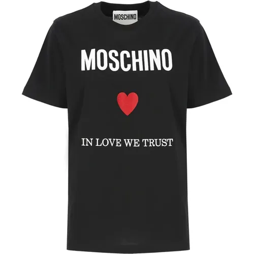 T-shirts and Polos , female, Sizes: 2XS, S, XS - Moschino - Modalova