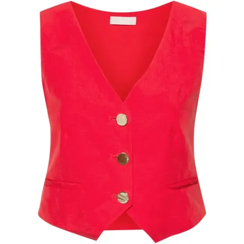 Rote Jacken für Frauen , Damen, Größe: XS - Liu Jo - Modalova