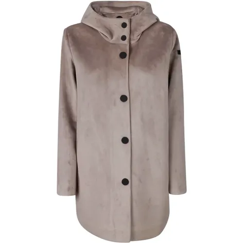 Samt Neo Parka Jacke , Damen, Größe: L - RRD - Modalova