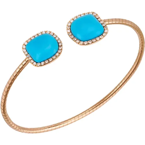 Enchanté Gold Diamond Bracelet , female, Sizes: M - Chantecler - Modalova