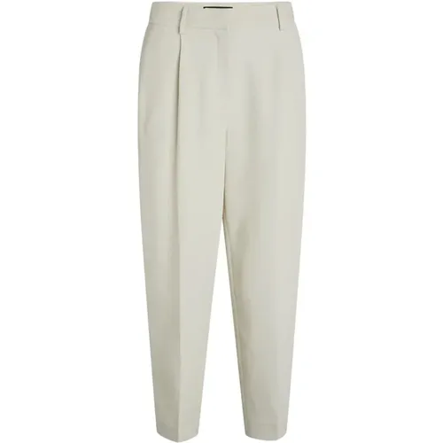 Cropped Trousers , female, Sizes: S, L, 2XL, 3XL, XL, XS, M - Bruuns Bazaar - Modalova