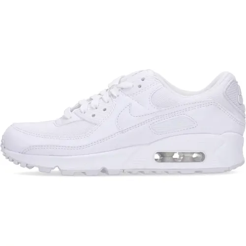 Air Max 90 Low Weiße Sneaker , Damen, Größe: 42 1/2 EU - Nike - Modalova