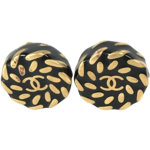 Pre-owned Metal earrings , female, Sizes: ONE SIZE - Chanel Vintage - Modalova