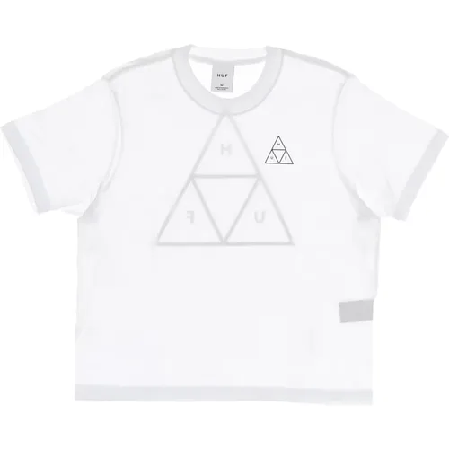 Weißes Relax Tee mit Triple Triangle - HUF - Modalova