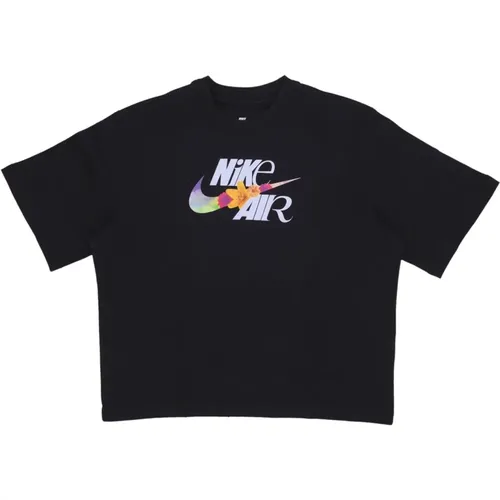 Boxy Tee Sportswear Logo T-shirt , female, Sizes: XS, M, S - Nike - Modalova