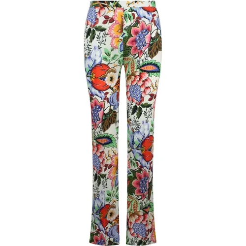 Multicoloured Bouquet Trousers , female, Sizes: M, S - ETRO - Modalova