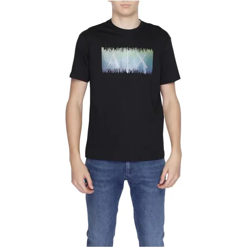 T-Shirts , Herren, Größe: XS - Armani Exchange - Modalova