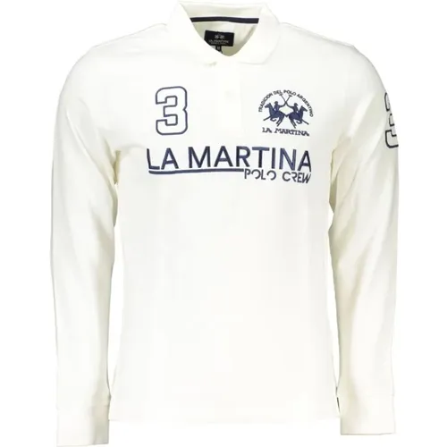 Elegant Long Sleeve Polo , male, Sizes: S, 2XL, M, XL - LA MARTINA - Modalova