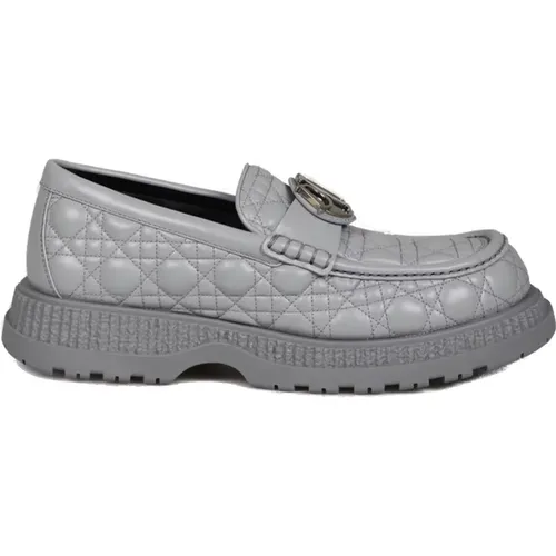 Leather Loafer Shoes Ss22 , male, Sizes: 9 UK - Dior - Modalova